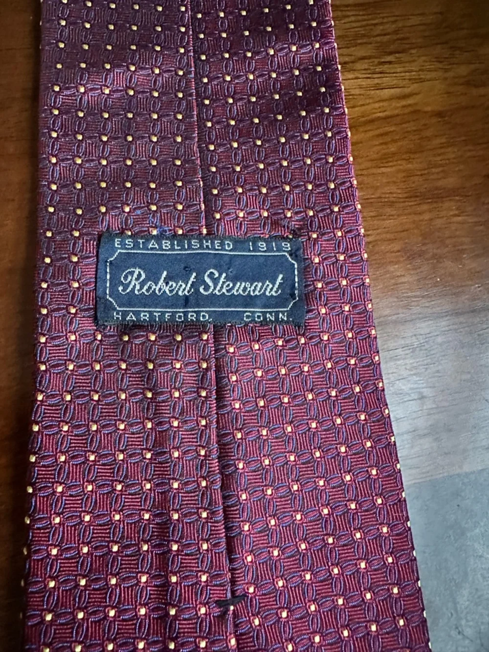 Vintage‎ Robert Stewart Silk Tie Made in USA